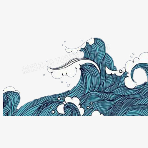 手繪海浪插畫 從創(chuàng)意構(gòu)思到數(shù)字軟件設(shè)計(jì)制作的完整指南